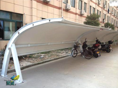 膜結(jié)構(gòu)自行車棚越來越受歡迎和大眾的青睞