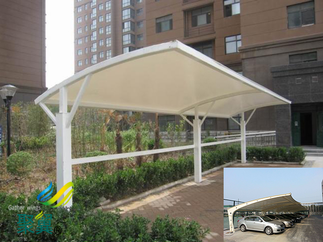 河北省灤平縣膜結(jié)構(gòu)車棚|膜結(jié)構(gòu)車棚廠家生產(chǎn)制作臨時(shí)性建