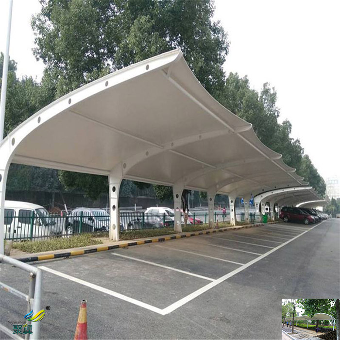 張家港安裝鋼膜結(jié)構(gòu)汽停車(chē)棚定制廠家報(bào)價(jià)圖片