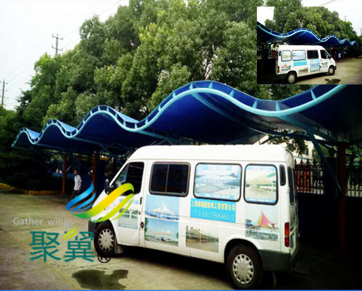 膜結(jié)構(gòu)車(chē)棚在結(jié)構(gòu)上有優(yōu)勢(shì)|車(chē)棚高強(qiáng)度薄膜