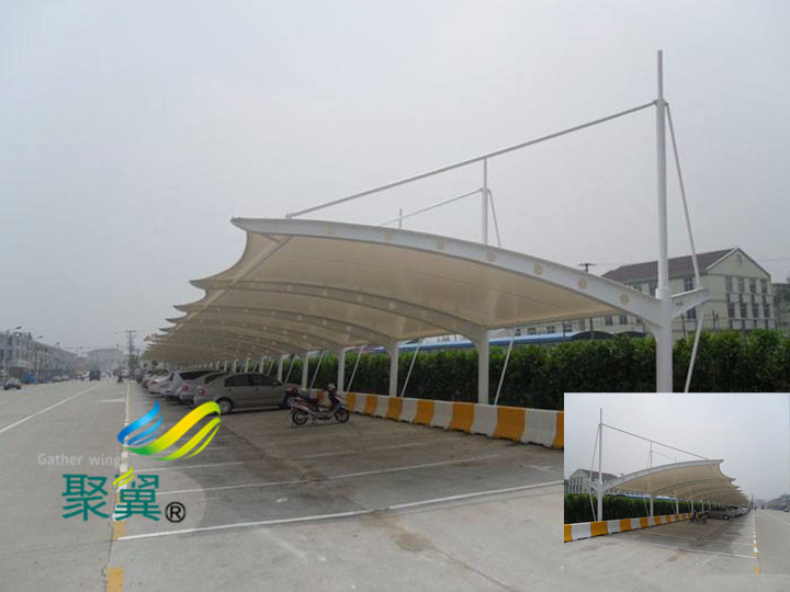 遮陽防雨膜結(jié)構(gòu)車棚防護(hù)措施|車棚具有較好經(jīng)濟(jì)性