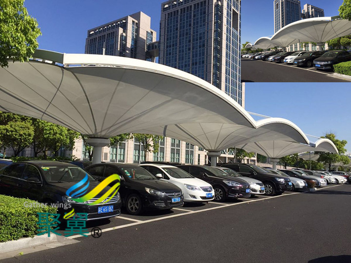 制作膜結(jié)構(gòu)停車棚遮陽棚注意事項(xiàng)|車棚鋼材焊接